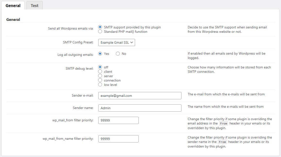 Ultimate Email Tools - 01 General Settings