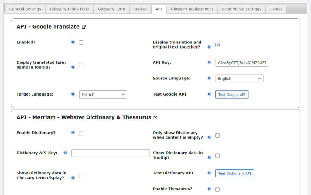 CM Tooltip Glossary - APIs