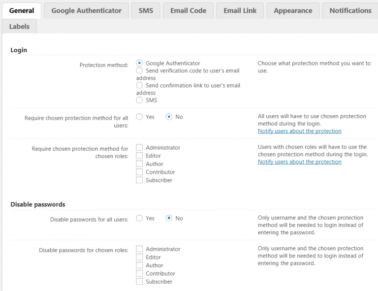 WordPress Two Factor Authentication Plugin - Login Verification ...