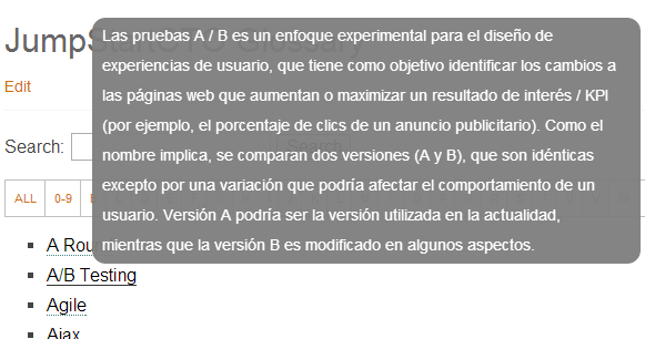 This is an example of how content is translated into spanish using the Google Translate API - Coming Soon - A New WordPress Translation Plugin based on CM Tooltip Glossary