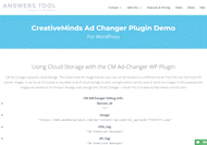 WP Ad Manager Demo- cloud storage