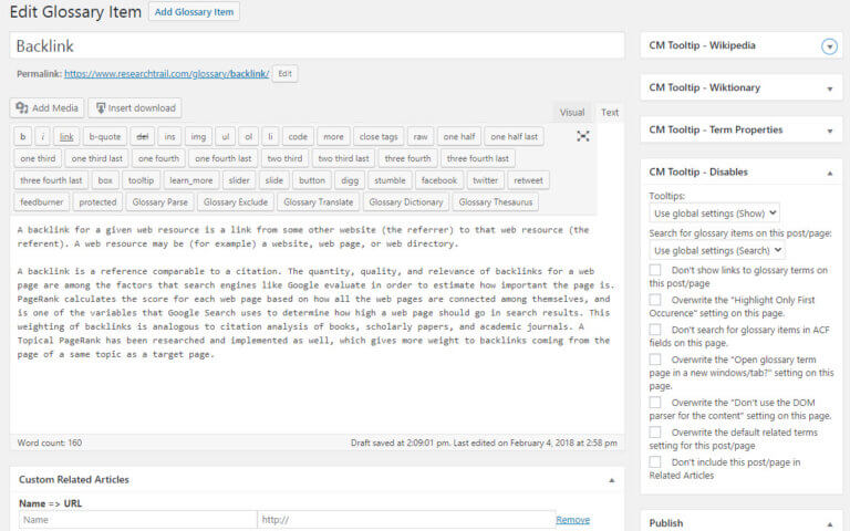 6 Free WordPress Dictionary Plugins You Should Try! | CreativeMinds