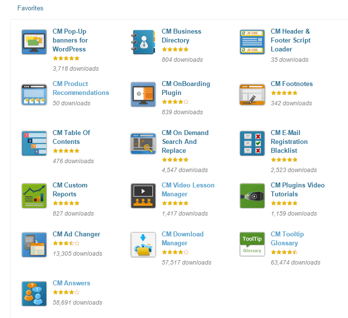 Reviews and download counts of CM plugins - How to Choose the Best Plugin for Your WordPress Site