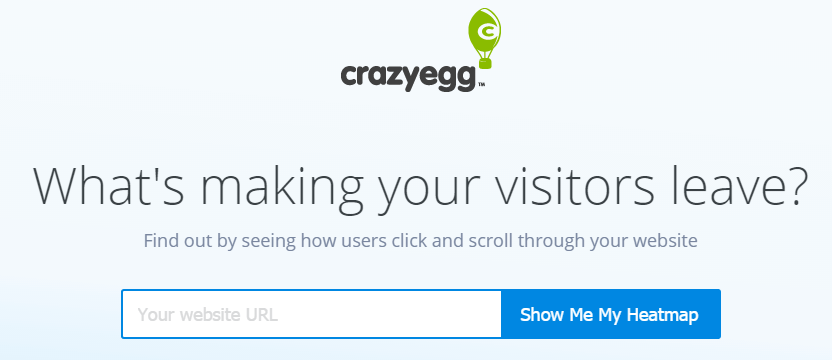 Crazy Egg - Get to Know your Visitors - Ultimate Guide to SAAS Services for your WordPress Site