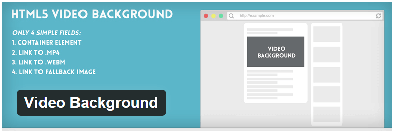 Video Background - 14 New Plugins to Make your WordPress Site Look Great