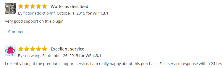Reviews on WordPress.org - Free vs. Premium Plugins Support - RESEARCH: How Fast Should Customers Expect WordPress Plugin Support?