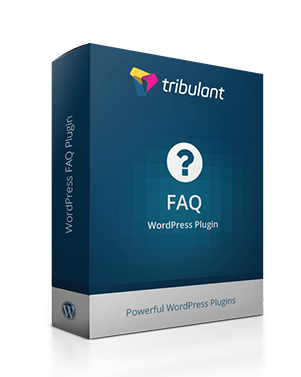 Tribulant FAQ WordPress Plugin - The 9 Best FAQ WordPress Plugins to Inform your Customers