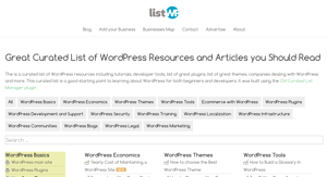 View a curated list of WordPress news resources generated with the RSS Aggregator plugin