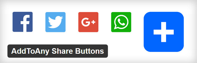 AddToAny Share buttons - Guide to Content Marketing in WordPress