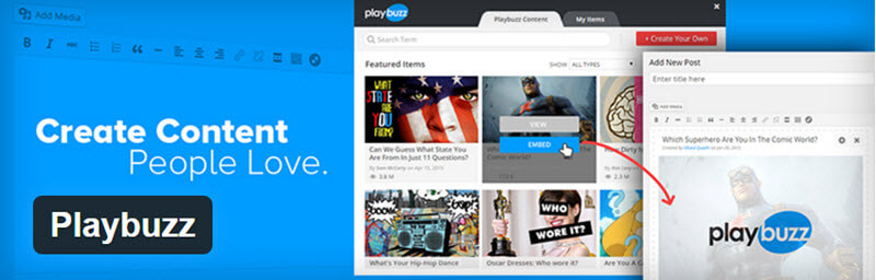 Playbuzz - 12 WordPress Plugins to Create Stellar Content & Drive Traffic