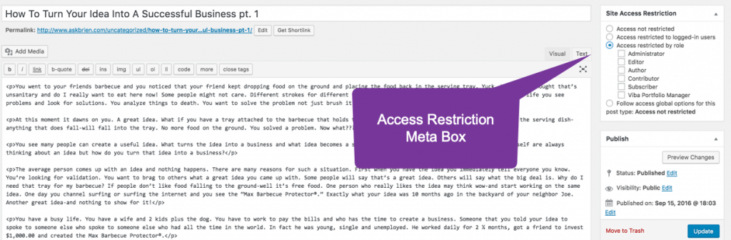 Content Restriction plugin for WordPress Metabox - Top 3 WordPress Site and Content Restriction Plugins To Make Your Life Easier