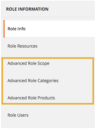 The three new role options are highlighted