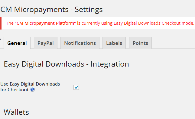 CM Micropayments Settings - CM MicroPayment Integration with Easy Digital Downloads (EDD)
