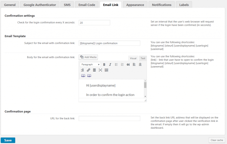 WordPress Two Factor Authentication Plugin - Login Verification ...