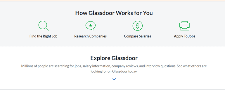 Glassdoor - Top 10 Types of Website You Can Create With WordPress in 2023