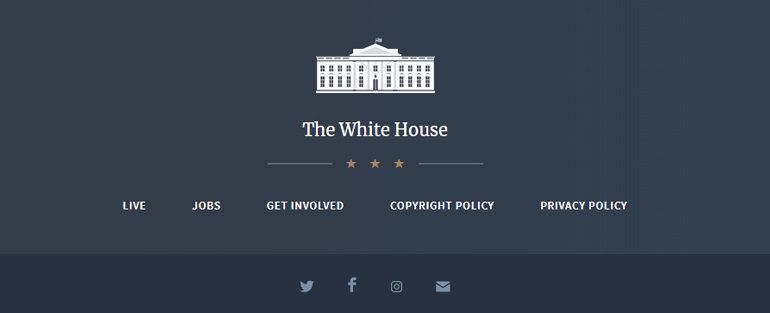 White House Web - Top 10 Types of Website You Can Create With WordPress in 2023