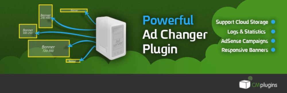 Logo for the CM Ad Changer WordPress Plugin