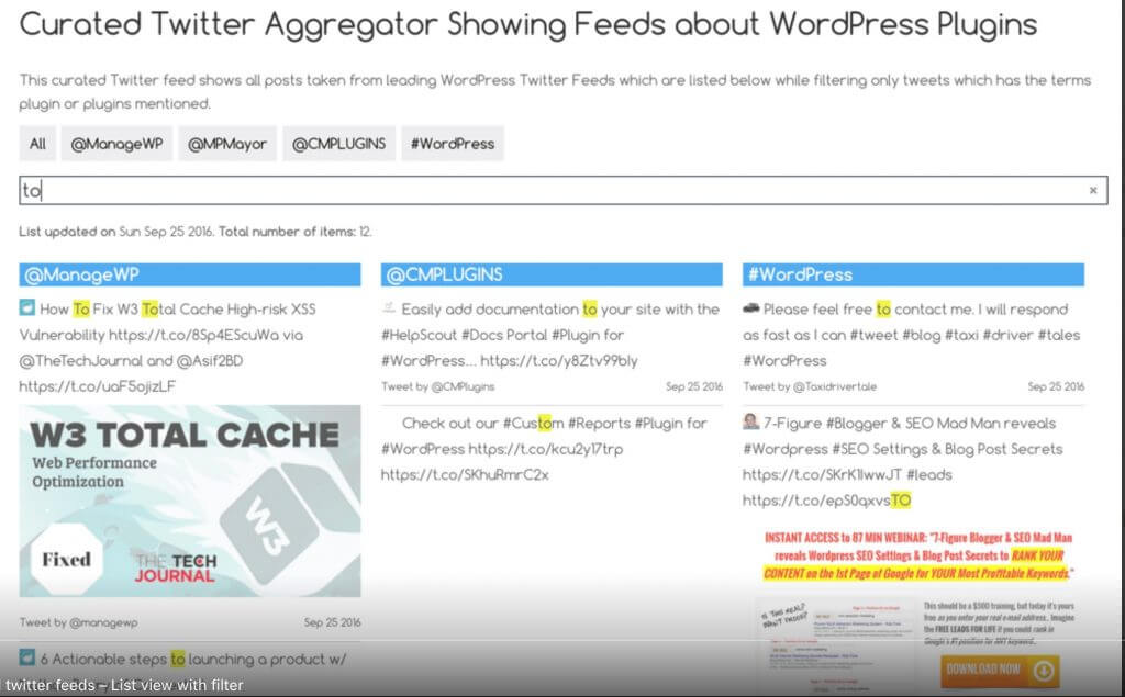 Curated Twitter Aggregator - 5 Best Curated Twitter Aggregator Plugins To Get Social With WordPress