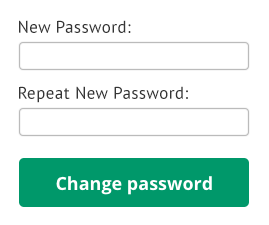 Create New Password Option