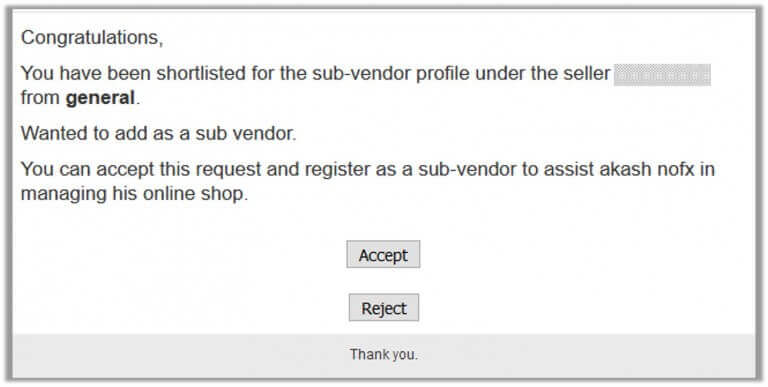 CedCommerce Vendor Sub Account screenshot - The Ultimate List of Magento Multi-User Account Extensions