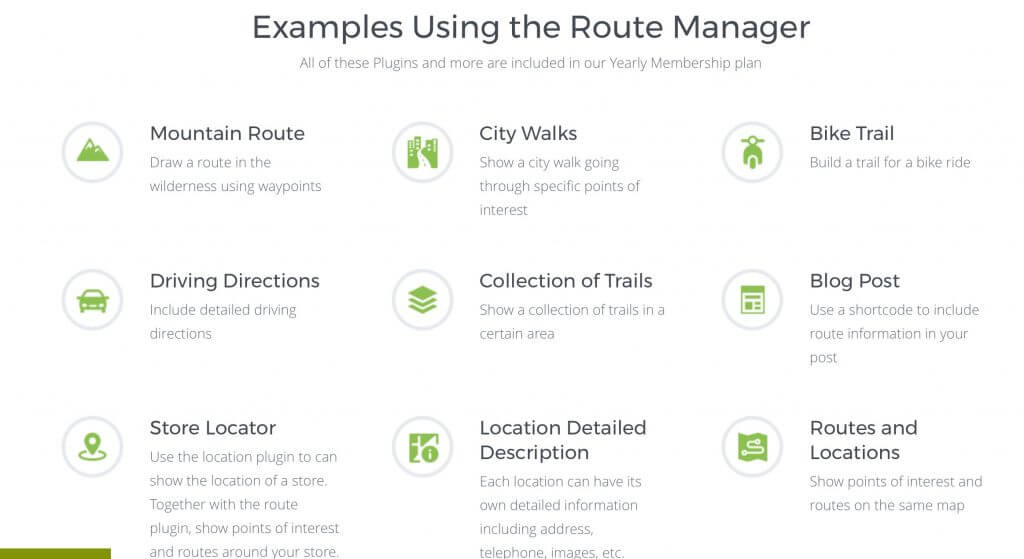 Examples using Map Routes Manager plugin - Introducing the Routes Manager – PeepSo Integration AddOn