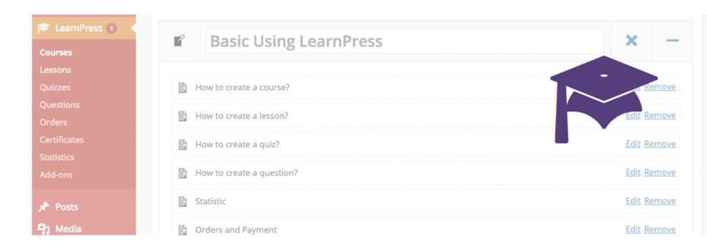 LearnPress screenshot - 10 WordPress Plugins for eLearning in 2023