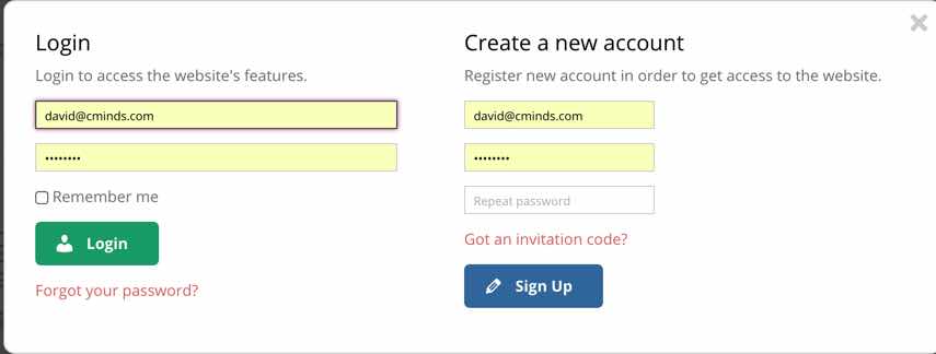 Registration and Login PopUp - 7 Practical Ways to Improve WP Registration and Login Experience
