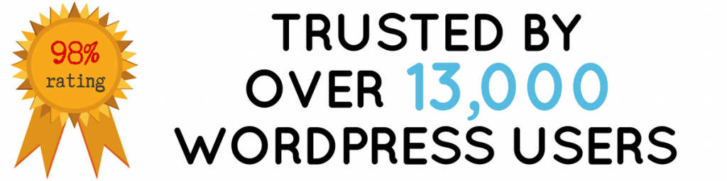 Trusted by over 13,000 WordPress Users