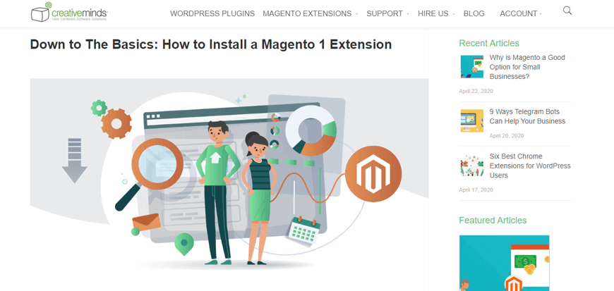 CreativeMinds - Magento Online Tutorials for Beginners and Advanced Ecommerce Users