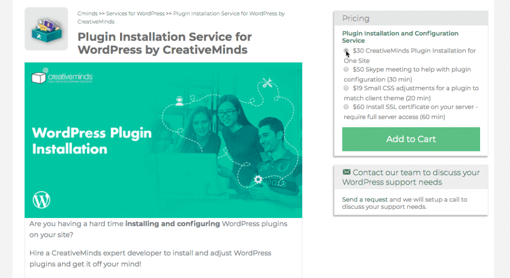 One-on-one Support - WordPress Plugins Help and Tutorials by CreativeMinds