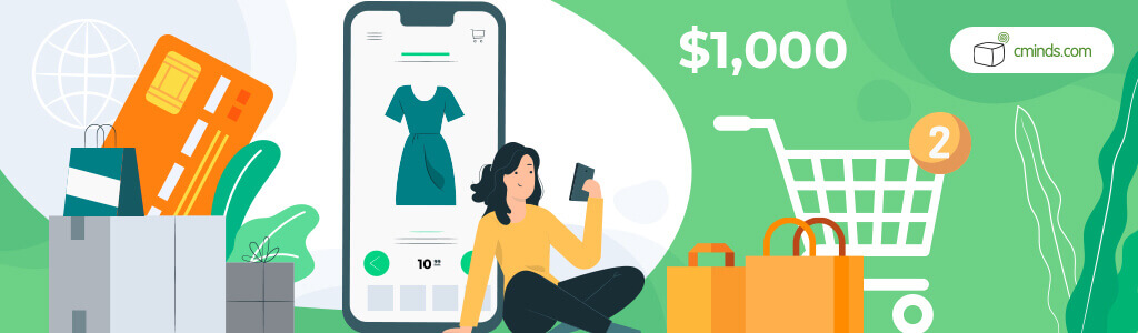 Only 1M eCommerce sites make more than $1,000 a year - Online Shopping Statistics You Need to Know (2023)