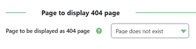 Customizable 404 Page