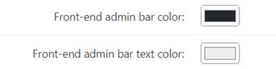 Customize Admin Bar