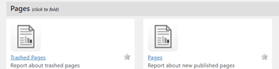 Pages Reports