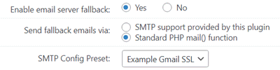 SMTP Fallback Server Support
