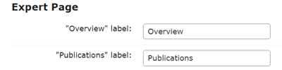 Editable Labels