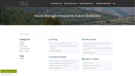 FAQs Index page demo banner