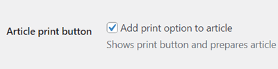 Show Print Button