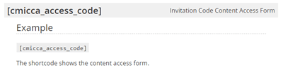 Access Form