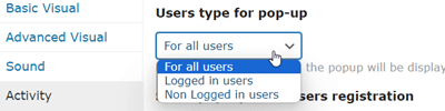 Target Specific Users