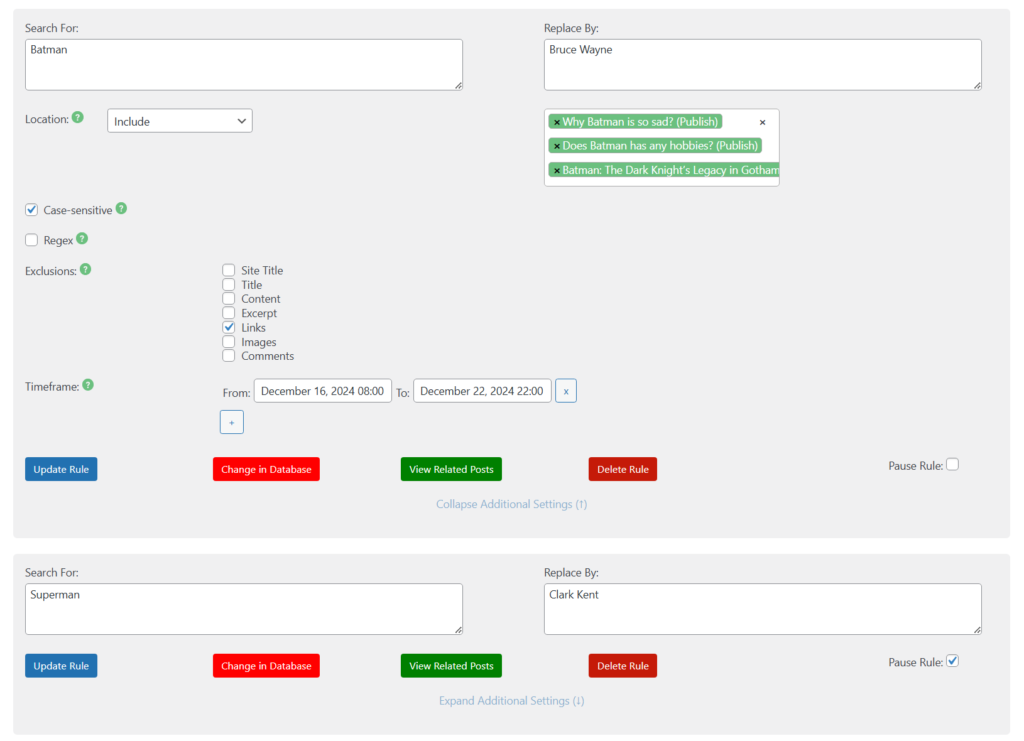 WordPress Search and Replace Plugin | CreativeMinds