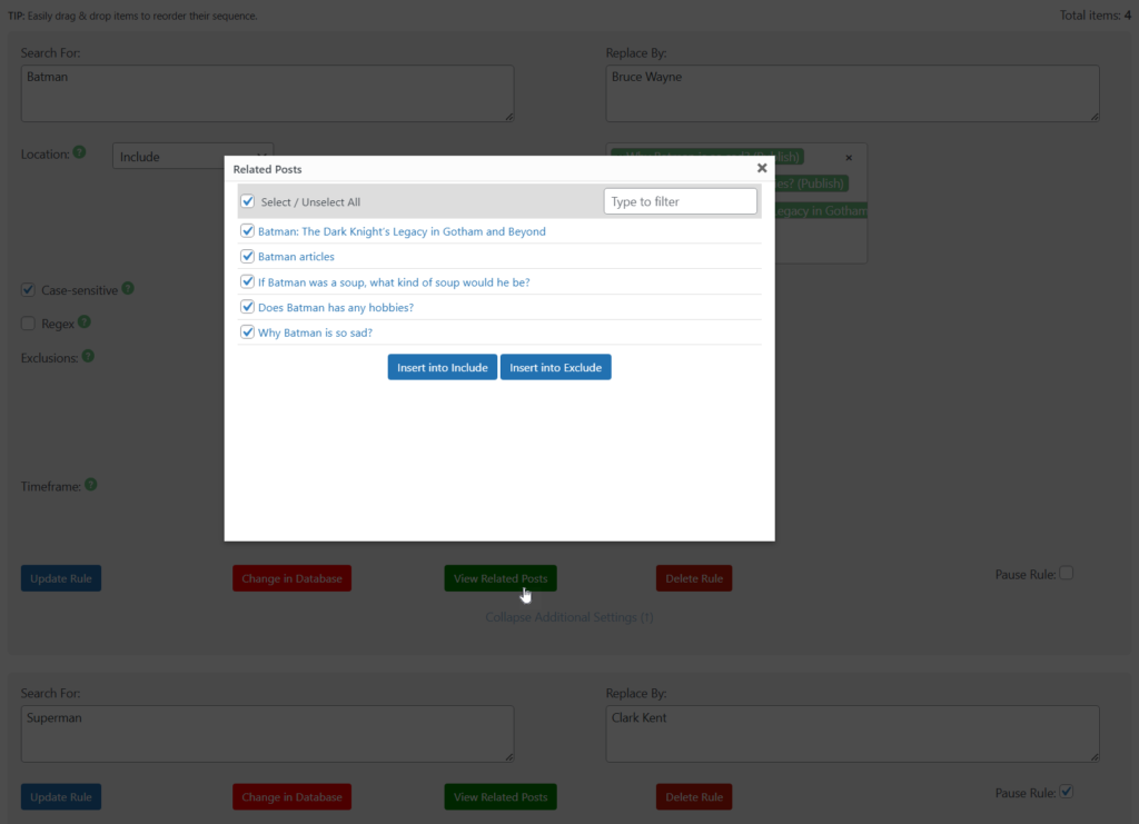 WordPress Search and Replace Plugin | CreativeMinds