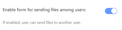 Send Files to Another User