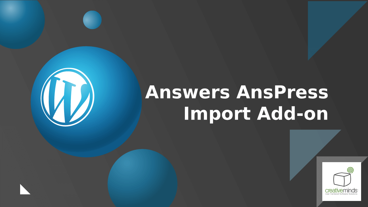 Answers Anspress Import Add-on for WordPress by CreativeMinds main image