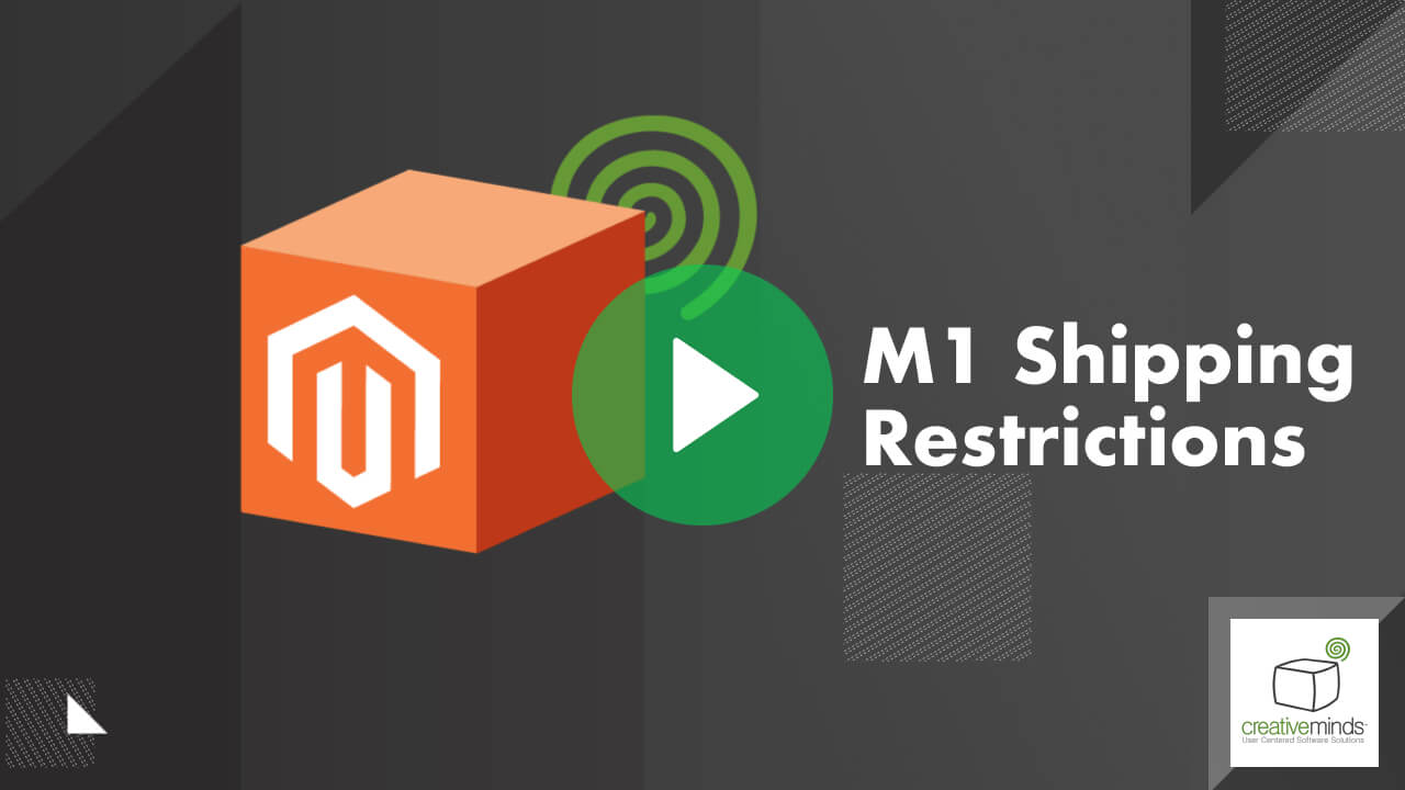 Shipping Restrictions Extension for Magento® by CreativeMinds main image