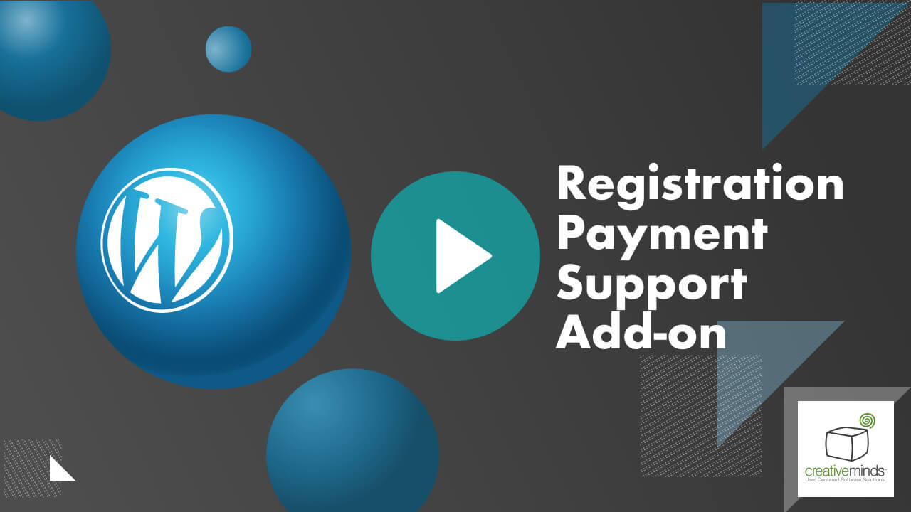 Registration Payment Support Add-on for WordPress main image