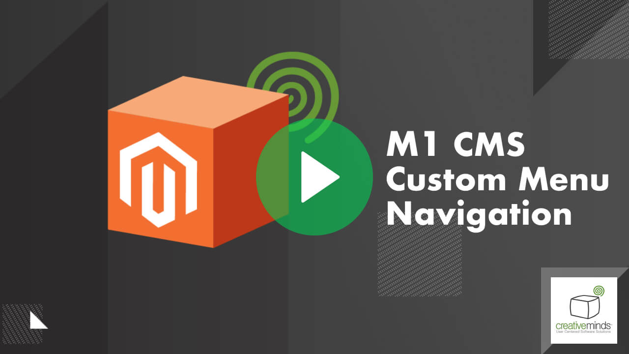 Custom Menu Extension for Magento® by CreativeMinds main image