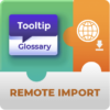 Tooltip Glossary Remote Import Add-On for WordPress by CreativeMinds