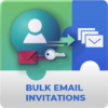 Registration Bulk Email Invitation Add-on for WordPress