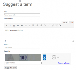 Term Suggestion Form